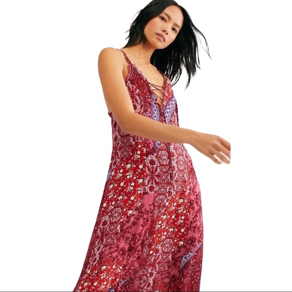 Sale LAST Free People Work Of Art Slip Maxi - Picture 4 of 13